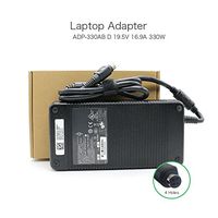 330W 19.5V 16.9A AC Adapter Power Supply Compatible for Alienware X711 P775DM3G MSI GT83VR GT73VR GT80 MSI deltal Desktop Trident 3 Series ADP-330AB D Clevo P370SM-A P775DM3 X7200 (4-Hole Plug)