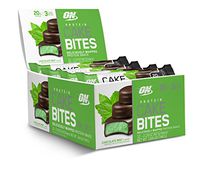 OPTIMUM NUTRITION Protein Cake Bites, Whipped Protein Bars, On the Go, low sugar, Protein Dessert, Flavor: Chocolate Mint, 12 Count