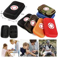 Miseku Medicine Bag Travel Cases Small Organizer Medical Emergency Storage First Aid Kits