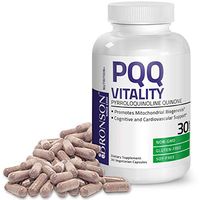 Bronson PQQ Vitality 20mg Pyroloquinoline Quinone Supplement Promotes Mitochondrial Biogenesis Non-GMO Gluten Free Soy Free, 30 Vegetarian Capsules