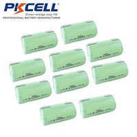 NiMH Sub C Sc high Capacity 3600mAh Rechargeable Battery with Tab (10pc)