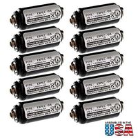 Ten Exell PLC 3V Lithium 1200mAh Energy+ Replacement Battery for Texas Instruments Replaces 545 560 2587678-8005 Used for Random Access Memory CPU Information PC PRAM System Industrial