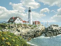 Hi-Look Microfiber Cleaning Cloth - Portland Head Light