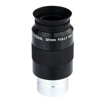 1.25" 32mm Super Plossl Telescope Eyepiece with Filter Thread and Lens Caps- 52 Degree FOV and 4-Element Design