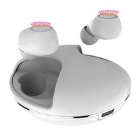 [2019 New] Anreak Touch Control Earphone, Battery Digital Display, Bluetooth 5.0 IPX7 Waterproof, True Wireless TWS Earbuds, 30H Play Time Headphone, Auto Pairing Headset with Portable Charging Case