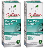 (2-Pack) Similasan Ear Wax Relief Ear Drops (2 Bottle of 10mL Each - Total of 20mL)