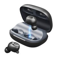 MindKoo True Wireless Earbuds Bluetooth 5.0 In-Ear Headphones with Portable Charging Case, Built-in Microphone Stereo Sound for iPad/iPhone/Android Phones