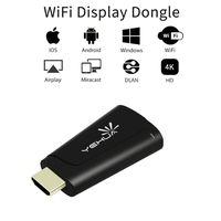 YEHUA 5G/2.4G WiFi Display Dongle Wireless HDMI Airplay adapter for iOS/Android/iPad/iphone Screen Cast Support DLNA/Airplay/ 4K Miracast/Ezcast