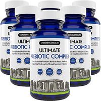 Stonehenge Health Ultimate Prebiotic Complex - Probiotic Booster with PreforPro - Improves & Promotes Healthy Gut Bacteria - Non-GMO Gluten Free Veggie Caps - 1 Month Supply per Bottle (6 Pack)