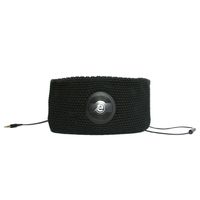 Earebel Black Sport Carneiro Warm Up Headband with Built-in Black Studio-Quality Headphones