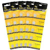 5X 5pack Exell EB-CR1216 3V Lithium Coin Cell Battery Replaces CR1216, DL1216, ECR1216, BR1216, 280-208, DL1216B, BR1216-1W, CR1216-1W, KCR1216, LM1216, 5034LC