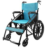 Wheelchair Medical Equipment Multi-Functional, Light Folding Manual, 360% Rotation, Suitable for: Elderly/Disabled (Green Net, Black Net, Leather) Walker Assist Devices