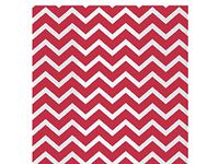 Christmas Print Cello Bags - Chevron Red 5x3x11" Cello Bags 1.2 mil (2 Packs; 100 Bags Per Pack) - WRAPS-C4BCHR