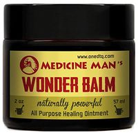 Medicine Man’s Wonder Balm - All Purpose Healing Ointment 2 oz - Natural Formula for Itchy, Scaly or Cracked Skin - Good as Fungus Infection Treatment, Skin Rash Cream, Psoriasis, Athletes Foot Care