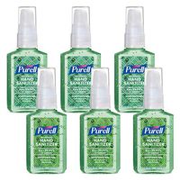 PURELL Advanced Hand Sanitizer Soothing Gel Metallic Design Series, Fresh scent, with Aloe and Vitamin E - 2 fl oz Pump Bottle (Pack of 6) - 9682-04-ECDECO