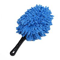 Edtoy Multi-functional Microfiber Car Duster Cleaning Dirt Dust Tool Home Use Dusting Brush Blue