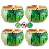 Aimanni Citronella Scented Candles Outdoor and Indoor Natural Soy Wax Travel Tin Candle 2.5oz Gift Set of 4