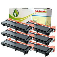 INK4WORK Compatible Toner Cartridge Replacement for Brother TN660 TN-660 to use with HL-L2320D HL-L2340DW HL-L2360DW HL-L2380DW MFC-L2700DW MFC-L2720DW MFC-L2740DW DCP-L2520DW (Black, 6-Pack)