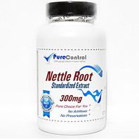 Nettle Root Standardized Extract 300mg // 200 Capsules // Pure // by PureControl Supplements