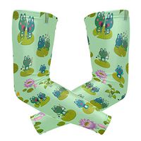 Anyangquji Frog Lotus Arm Sleeve Protectiv for Man Elbow Brace for Arthritis (1 Pair)