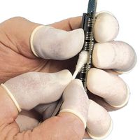 Suzuki Nitrile Finger Cots, Powder Free, 4 Mil, 720/Bag (Medium)