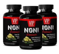 Pure noni Extract - NONI Extract - Natural Detox Cleanse - 3 Bottles 180 Capsules