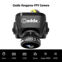 Caddx FPV Camera Kangaroo 1000TVL 2.1mm Lens Super WDR FOV 150 Degree 4ms Ultra-Low Latency NTSC/PAL 16:9/4:3 Switchable Built-in OSD for FPV Racing Drone