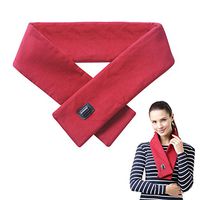 Heating Scarf Solutions– Soft Pain and Body Relief Therapeutic Natural Reusable (Wine red)