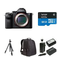 Sony ILCE7SM2/B Full-Frame Mirrorless Interchangeable Lens Camera Deluxe Bundle