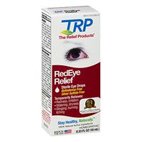 THE Relief Products Redeye Relief Sterile Eye Drops for Redness Irritation & Dryness, 33 Fl. Oz