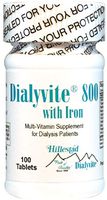 Dialyvite 800 with Iron - 100 Tabs (Renal Supplement)