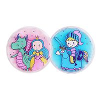 Hilph® Kids Ice Pack for Boo Boo's Injury, 2 Pack Reusable Fun Cartoon Ice Pack Kid's Hot Cold Pack for Children's Pain Relief, Sore Joints, Fevers, Neck, Head, Arms, Legs, Body - 4.3 Inch Each