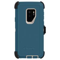 OtterBox Defender Series Case for Samsung Galaxy S9+ PLUS (Case Only / Holster Not Included) - Big Sur (Pale Beige/Corsair) (Renewed)