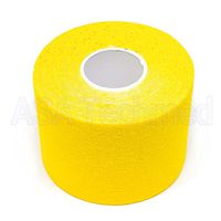 Kinesiology Tape Uncut, Elastic Therapeutic Sports Tape for Knee Shoulder and Elbow, Breathable, Water Resistant, Latex Free (Yellow)