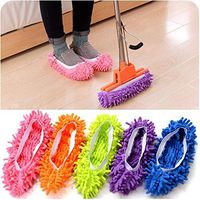 SUPRIQLO New Home Multifunctional Shoe Cleaning Mop Covers Cleaning Foot Socks Lazy Shoes Floor Slippers Chin Strips