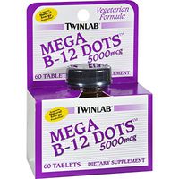 TWINLAB B-12 DOTS,5000 MCG, 60 DOT