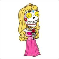 Mis Nopales Aurora - Weather Proof Die Cut Vinyl Day of The Dead Sticker