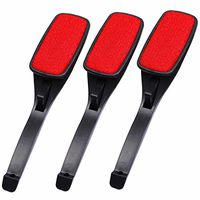 GARASANI Magic Lint Brush, Fabric and Clothes Cleaner, Also Pet Hair, Dust Remover, with Pop-up Multi-Directional Swivel Head 3Pcs (Square Type)