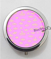 BlackKey Sailboat Patterns 3-Compartment Decorative Pocket Gift Box Case Organizer for Pill, Color 1 -754