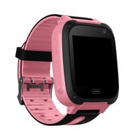 Lightclub T8 Children Kids Waterproof Location Tracker Camera Smart Phone Wrist Watch - Pink