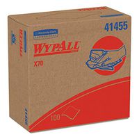 WypAll 41455 X70 Cloths, POP-UP Box, 9 1/10 x 16 4/5, White, 100 per Box (Case of 10 Boxes)