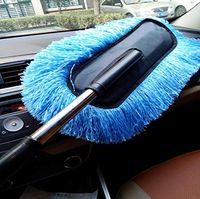 XNNSH Microfiber Car Dash Duster,Wash Cleaning Brush Duster Dust Wax Mop Microfiber Telescoping Dusting Tool