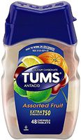 TUMS Extra Strength Antacid/Calcium, Assorted Fruits 48 ea (Pack of 7)