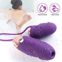 Waterproof Bu-l-l-et Massager and S-u-c-k-ing Toy for Sports Recovery & Muscle Aches, USB Rechargeable