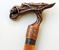 Retro Design Walking Cane Antique Handle Walking Stick Replica Gift for Men