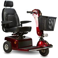 Shoprider - Sunrunner 3 - Mid-Size Scooter - 3-Wheel - Burgundy