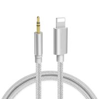 Aux Cable for iPhone 3.5mm Aux Cable Car AUX Cable to 3.5mm Aux Adapter Compatible with iPhone Xs/XS Max/X/8/8Plus/7/7Plus to Car Stereo/Speaker/Headphone Adapter Support iOS 10.3 or Later