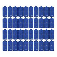 HiDow Compatible Replacement TENS Electrodes, Premium Quality Electrode Pads for Hi-Dow TENS Units, 20 Pair of Snap TENS Unit Electrodes (40 TENS Unit Pads), 2 inch X 4 inch, Discount TENS Brand