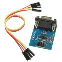 Water & Wood MAX3232 RS232 Serial Port To TTL Converter Module DB9 Connector
