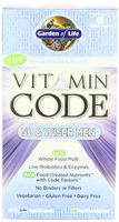 Garden of Life Vitamin Code 50 and Wiser Men's Multi Capsules, 240 Count